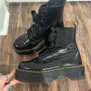Dr. Martens Black Combat Boots